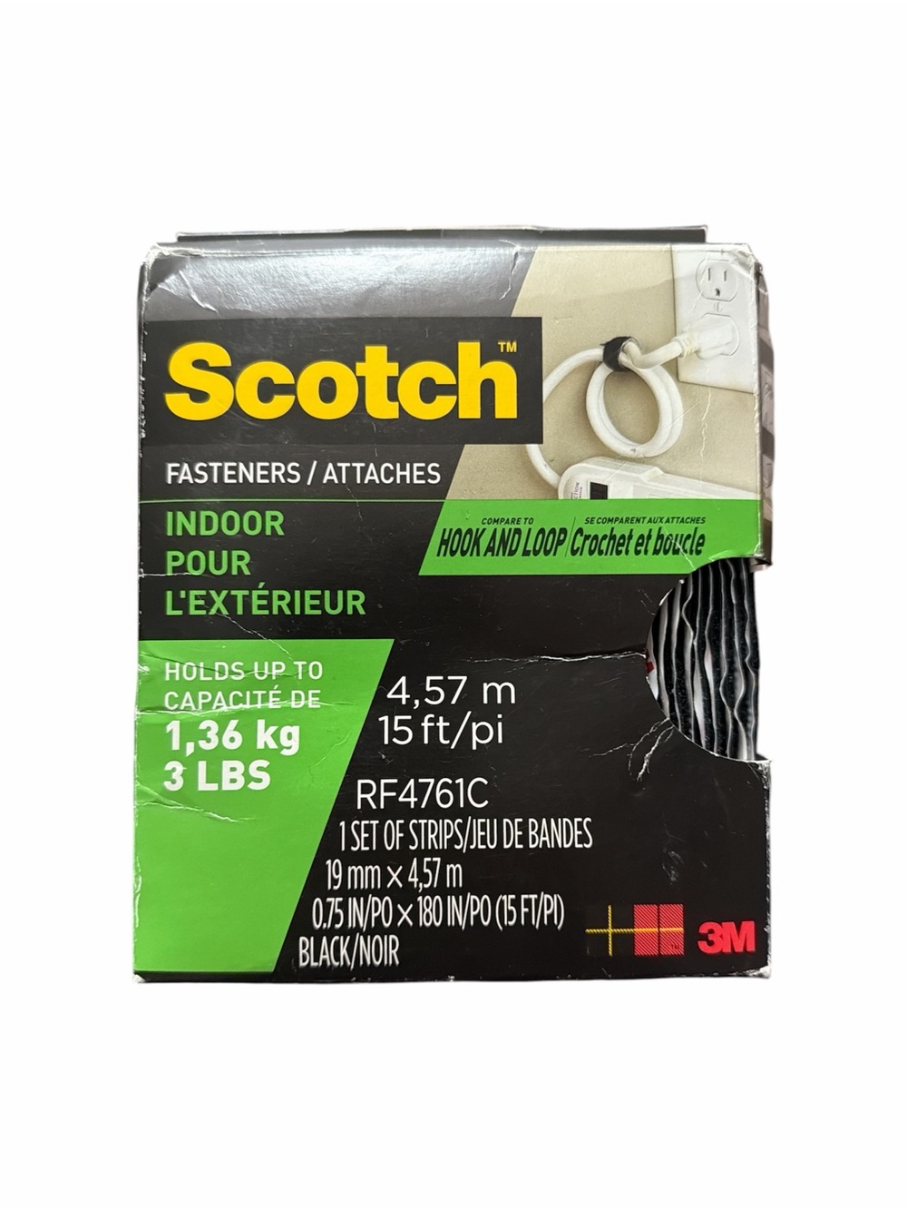 3M Indoor Hook and Loop Fasteners